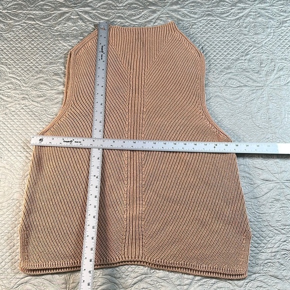 Max Studio Tan Ribbed Sweater - Picture 3 of 6
